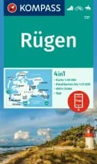 Kompass Wandern und Radkarte 737 Rügen
