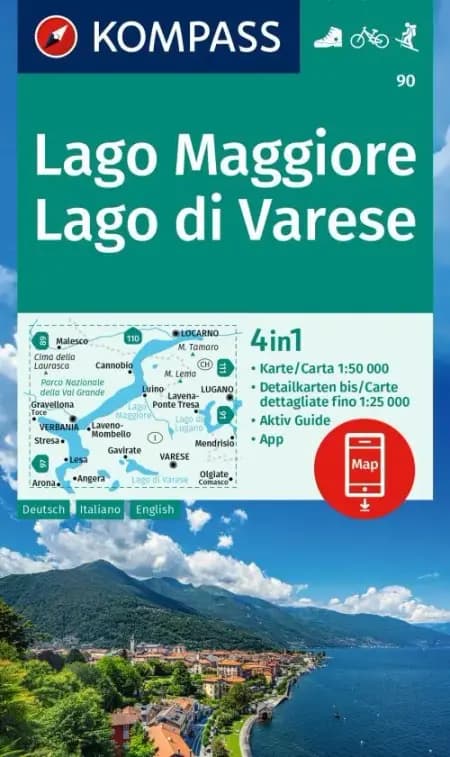 Lago Maggiore, Lago di Varese af Mair-Dumont/Kompass