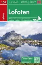 Lofoten Hiking & Cycling Map