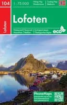 Lofoten Hiking & Cycling Map