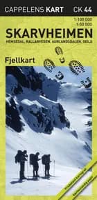 Skarvheimen fjellkart : Hemsedal, Rallarvegen, Aurlandsdalen, Geilo