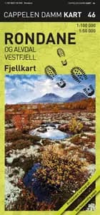 Rondane og Alvdal vestfjell : fjellkart