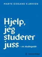 Hjelp, jeg studerer juss : en studieguide af Marte Eidsand Kjørven