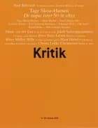 Kritik, 41. årgang, nr. 189 af Lasse Horne Kjældgaard og Frederik Stjernfelt