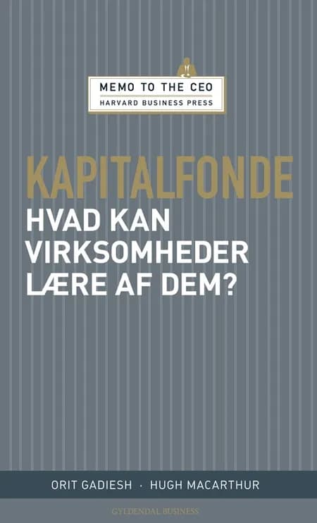 Kapitalfonde af Orit Gadiesh