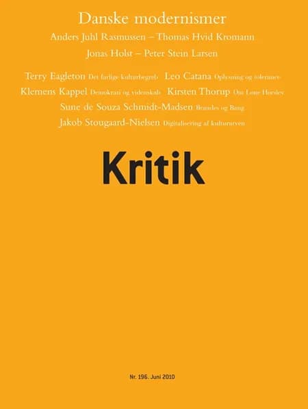 Kritik, 43. årgang, nr. 196 af Frederik Stjernfelt