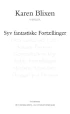 Syv fantastiske Fortællinger af Karen Blixen