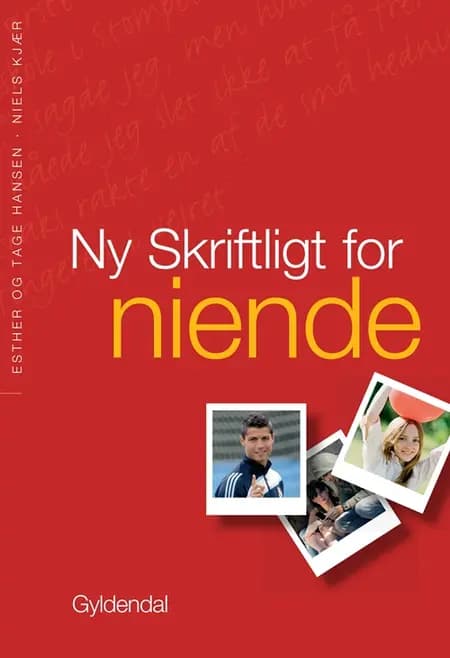 Ny skriftligt for niende af Tage Hansen