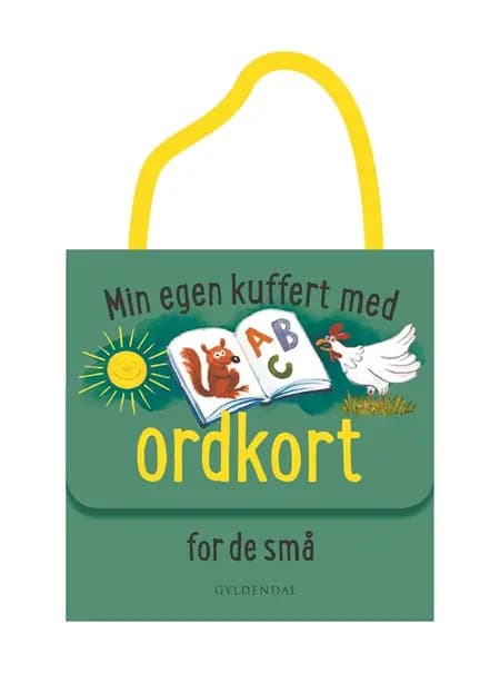 Min egen kuffert med ordkort for de små af Gyldendal