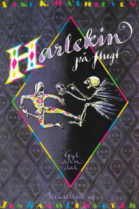 Harlekin på flugt af Eske K. Mathiesen