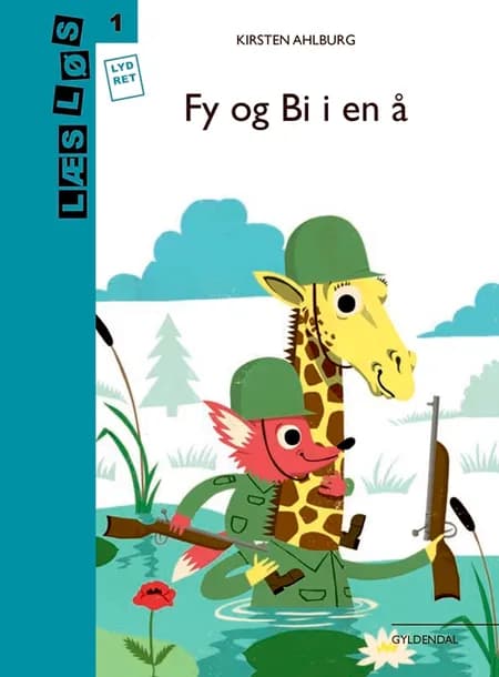 Fy og Bi i en å af Kirsten Ahlburg