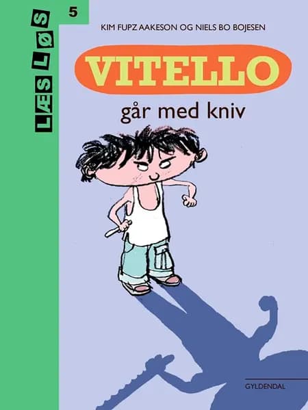 Vitello går med kniv af Kim Fupz Aakeson