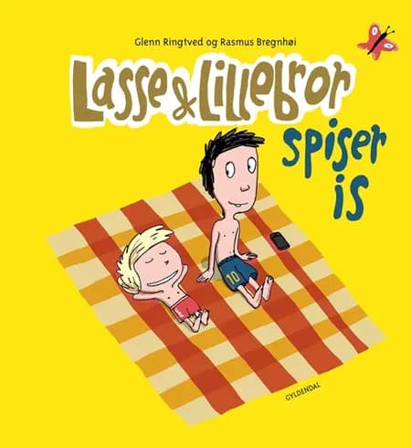 Lasse og Lillebror spiser is af Glenn Ringtved