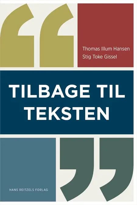 Tilbage til teksten af Thomas Illum Hansen