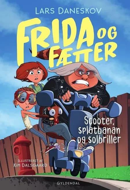 Scooter, splatbanan og solbriller af Lars Daneskov