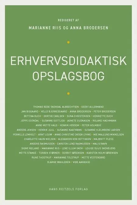 Erhvervsdidaktisk opslagsbog af Marianne Riis