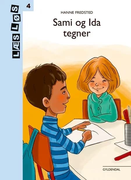 Sami og Ida tegner af Hanne Fredsted