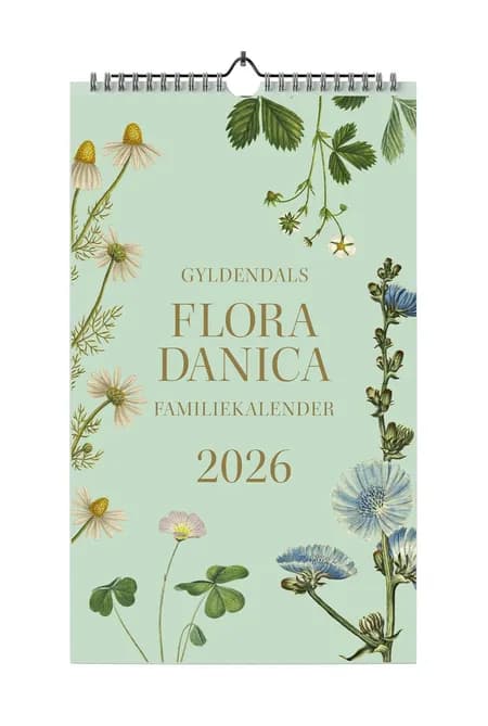 Flora Danica-familiekalender 2026 af Gyldendal