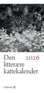 Den litterære kattekalender 2026 af Gyldendal