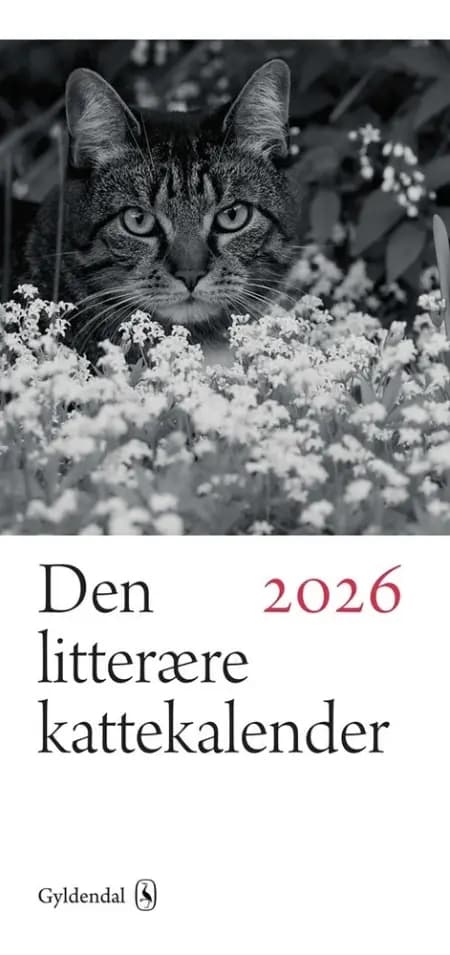 Den litterære kattekalender 2026 af Gyldendal