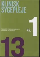 Klinisk Sygepleje nr. 1 2013