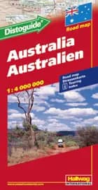 Hallwag, vejkort, Australien (m/ distoguide)
