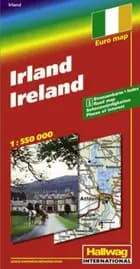 Hallwag, vejkort, Irland