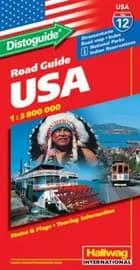 Hallwag, vejkort USA nr. 12: USA m/ distoguide 