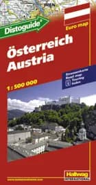 Hallwag, vejkort, Østrig (m/ distoguide)