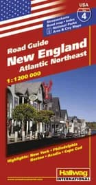 Hallwag, vejkort USA nr. 04: New England/Atlantic Northeast 