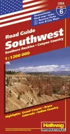 Hallwag, vejkort USA nr. 06: Southwest/Southern Rockies/Canyon Country