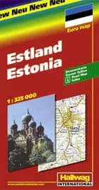 Hallwag, vejkort, Estland 
