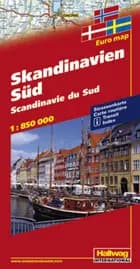 Hallwag, vejkort, Skandinavien Syd