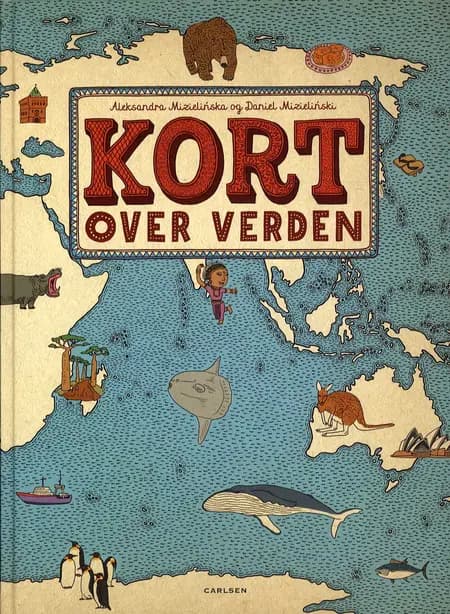 Kort over verden af Daniel Mizielinscy