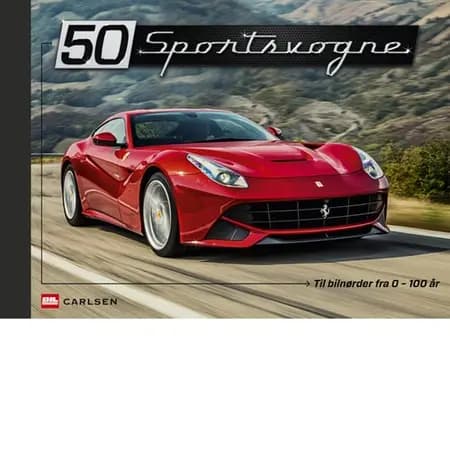 50 sportsvogne af Steen Bachmann