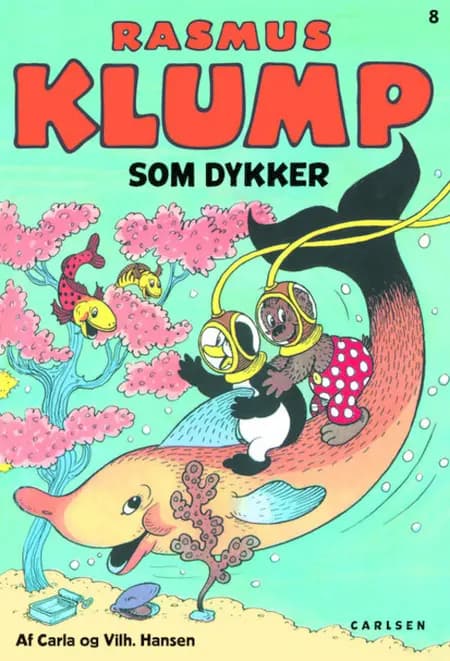 Rasmus Klump som dykker af Vilhelm Hansen