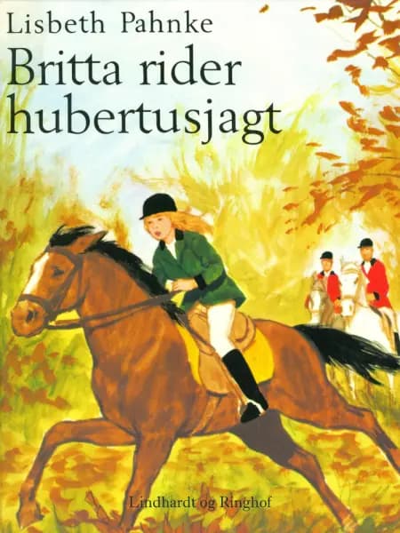 Britta rider hubertusjagt af Lisbeth Pahnke