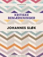 Kritiske bemærkninger
