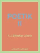 Poetik bind 2 af F. J. Billeskov Jansen