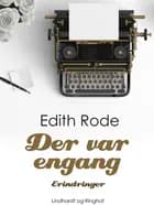 Der var engang
