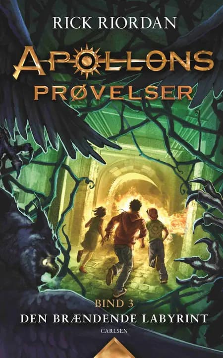 Den brændende labyrint af Rick Riordan
