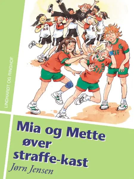 Mia og Mette øver straffekast af Jørn Jensen