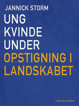 Ung kvinde under opstigning i landskabet af Jannick Storm