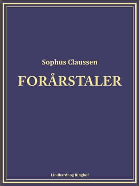 Forårstaler af Sophus Claussen