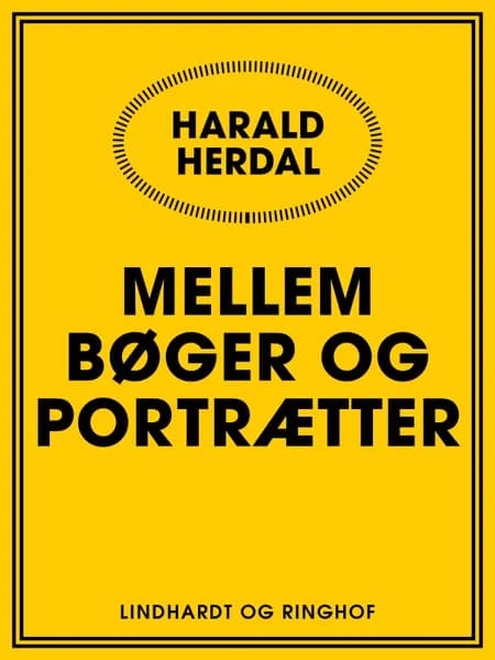 Mellem bøger og portrætter af Harald Herdal