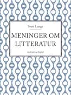 Meninger om litteratur