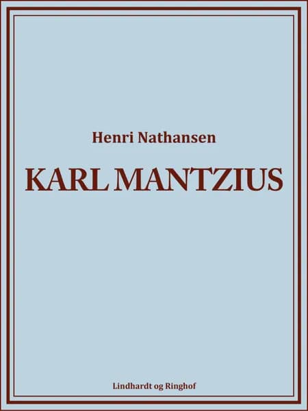Karl Mantzius af Henri Nathansen