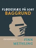 Flødeskæg på sort baggrund