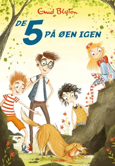 De Fem på øen igen af Enid Blyton