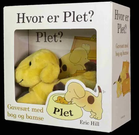 Hvor er Plet? Gavesæt med bog og bamse af Eric Hill